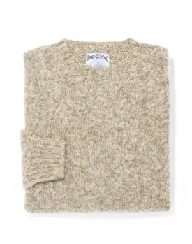 SHAGGY DOG SWEATER TAN - TRIM FIT