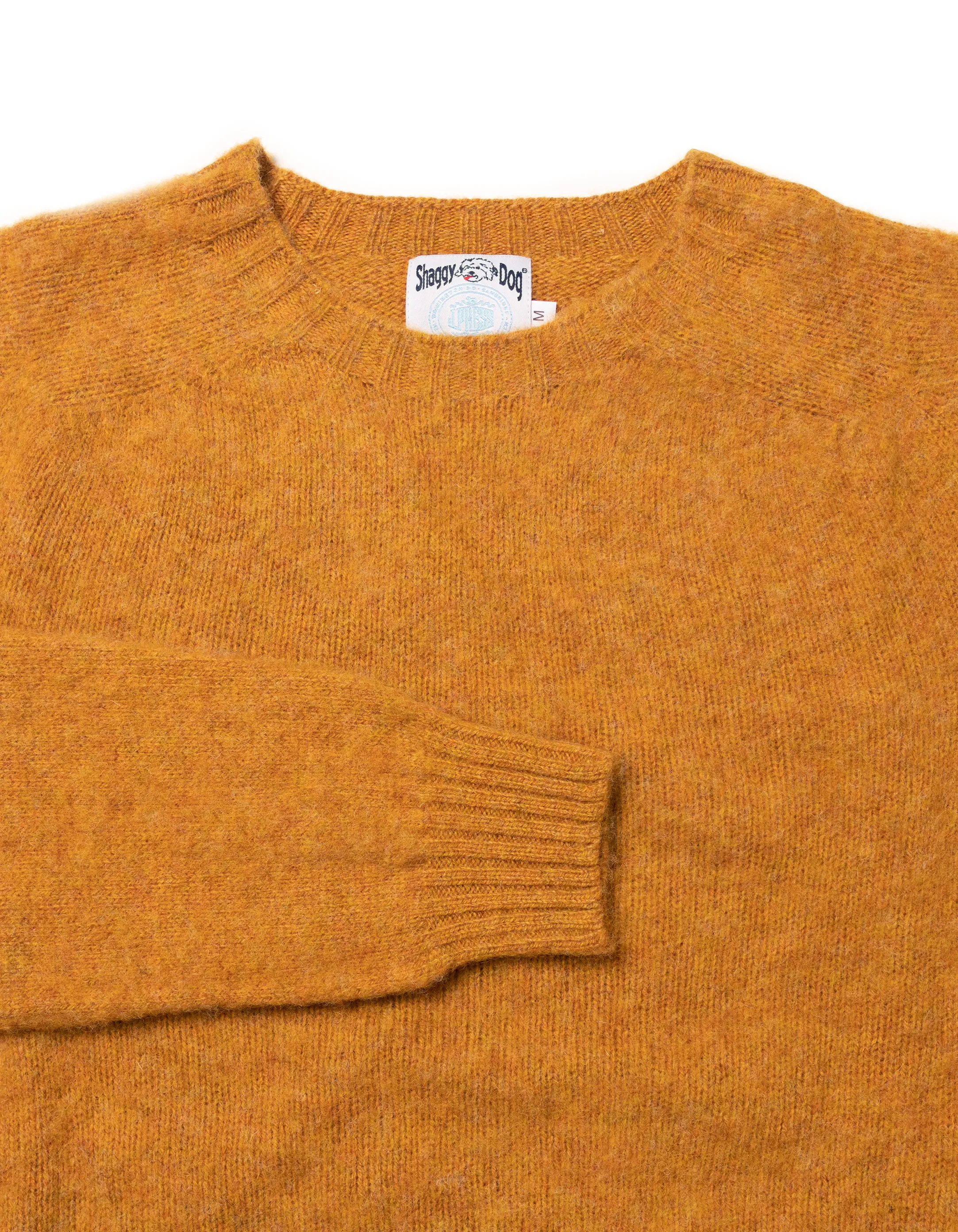 SHAGGY DOG SWEATER YELLOW MIX- TRIM FIT