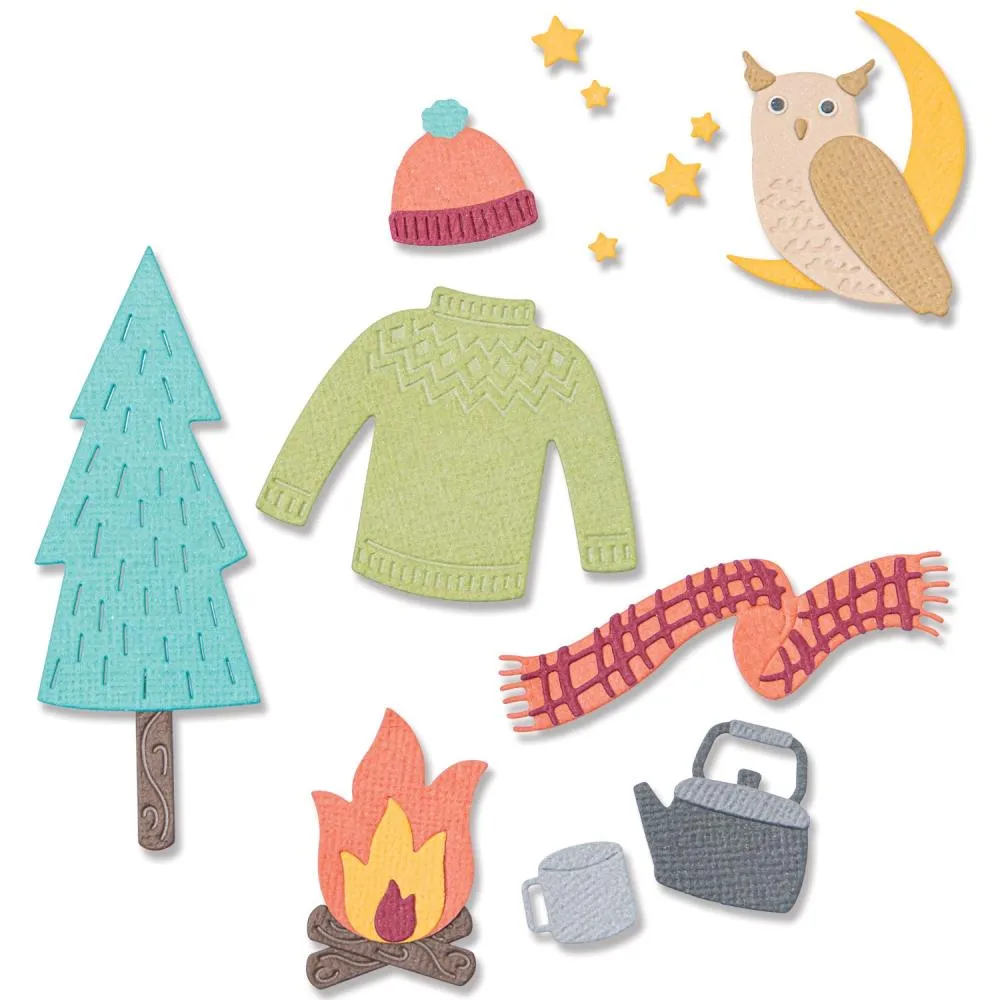 Sizzix Thinlits Dies By Jennifer Ogborn 12 Pack - Cozy Woodland*