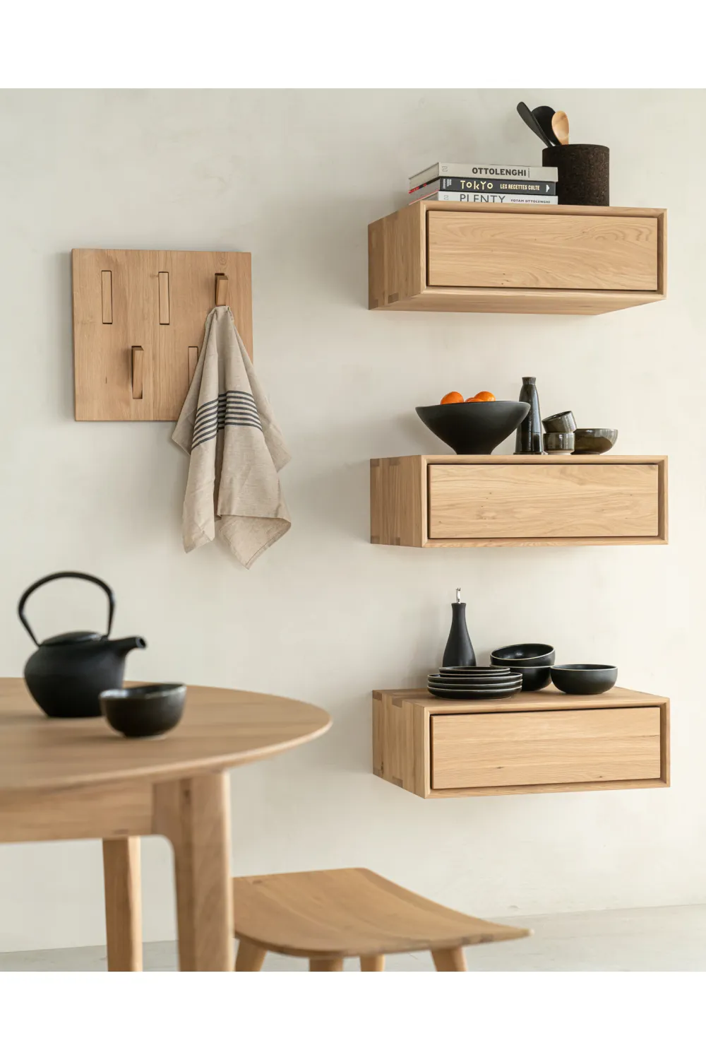 Solid Oak Wall Hanger  | Ethnicraft Utilitile