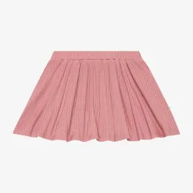 Solid Ribbed- Dusty Rose Skort- Posh Peanut