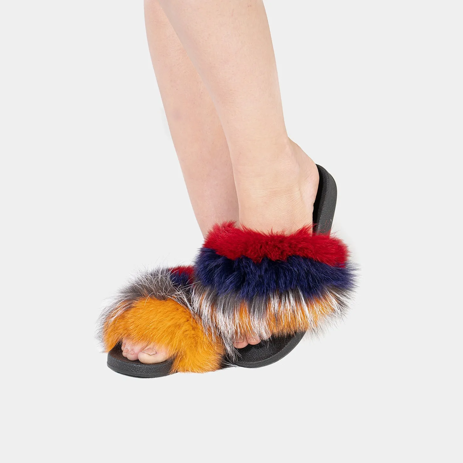 St. Moritz - Slipper With Sterlizia Fox Fur