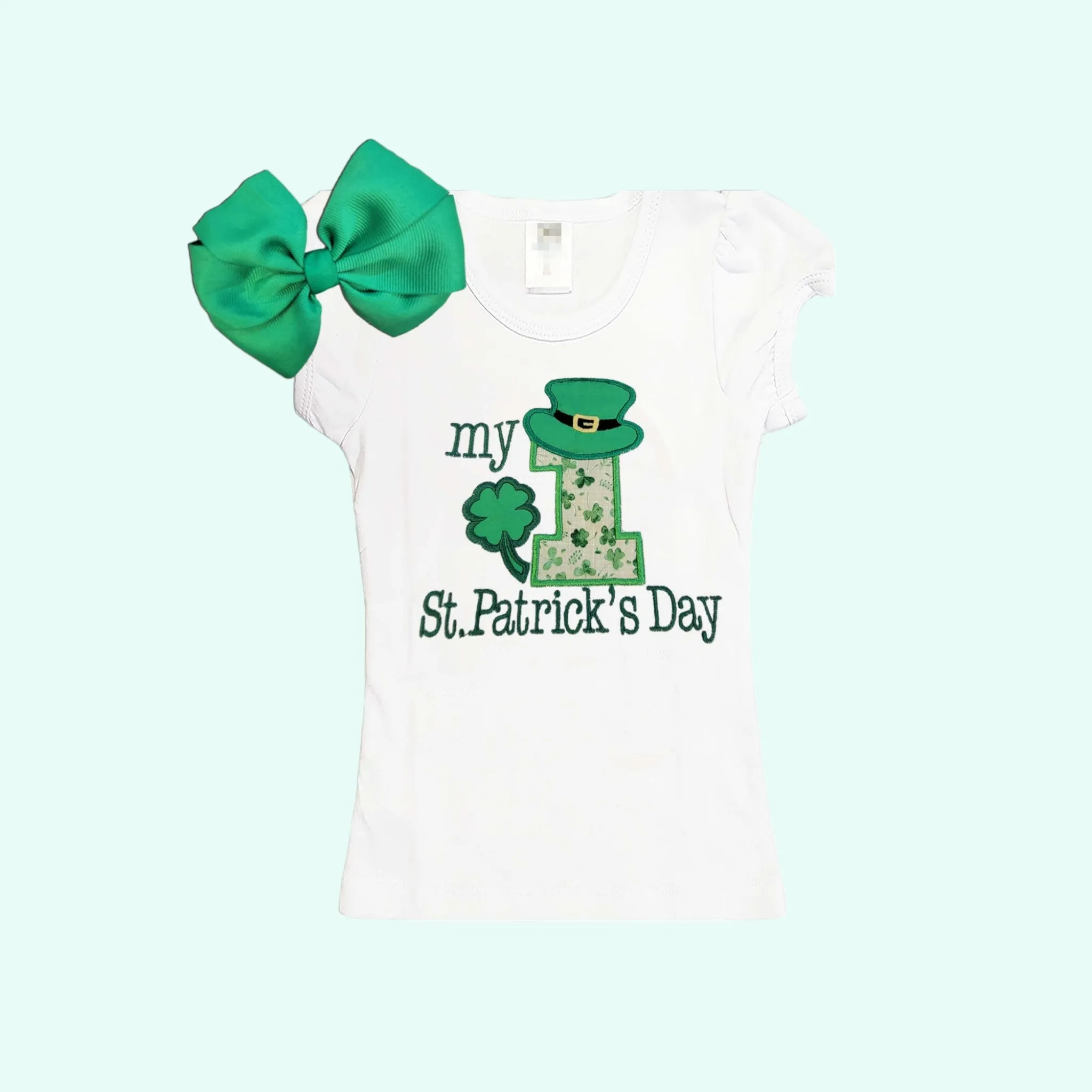 St Patrick Day Outfit, My First St Patrick Day, Girls St. Patrick Day Shirt - Skirt, Baby St Patrick Day Set, Shamrock Outfit for Girls