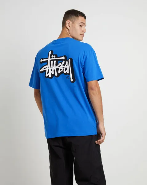 Stussy Solid Offset Graffiti Short Sleeve Tee