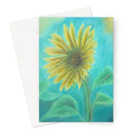 Sunflower Trance ~ High Quality Greeting Card