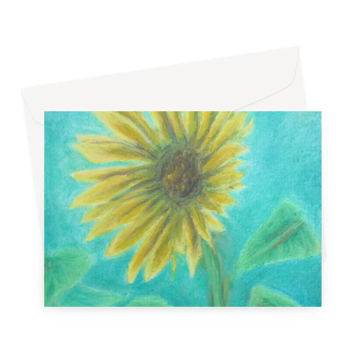 Sunflower Trance ~ High Quality Greeting Card