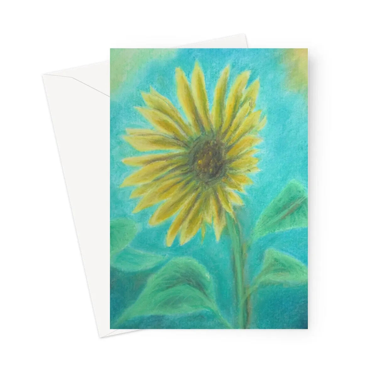 Sunflower Trance ~ High Quality Greeting Card