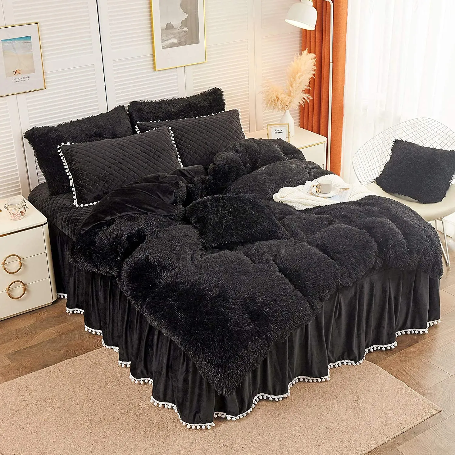 The Softy Black Bed Set