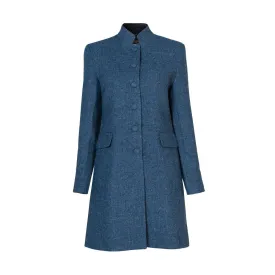 Women's Harris Tweed Jacket - Sammie - Blue Fleck